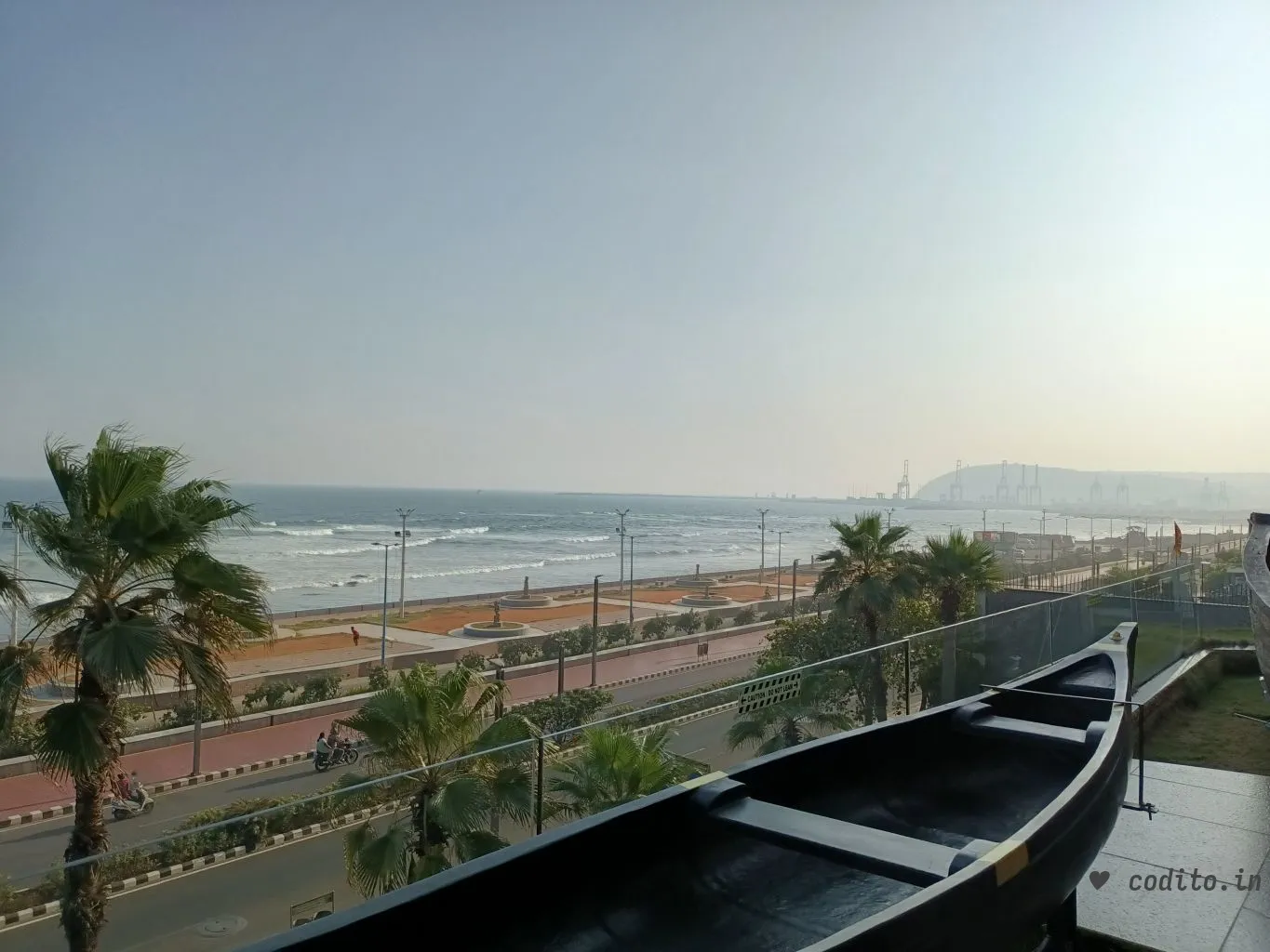 View from Novotel Varun Beach